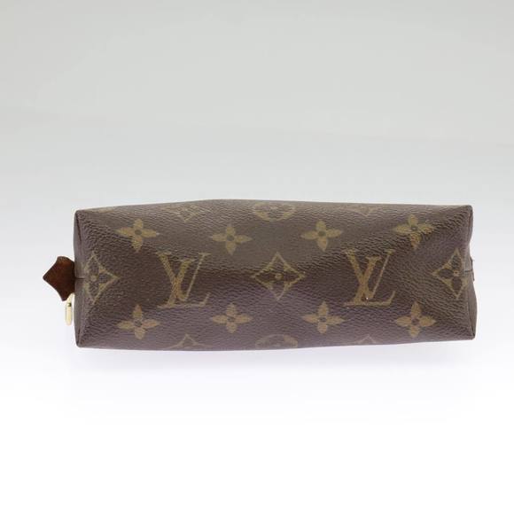 LOUIS VUITTON Monogram Pochette Cosmetic PM Cosmetic Pouch M47515 LV Auth 97745 - Picture 8 of 16